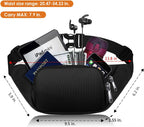 Large Fanny Pack for Women Men -  Waist bag with 3-Zipper Pockets, Gifts for Enjoy Sports Traveling Workout Casual Hands-Free crossbody bags Fits