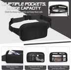 Fanny Packs for Women Men, Fashion Running Waist Packs, Crossbody Mini Bag Fanny Pack Belt Bag with Adjustable Strap for Running Outdoors Workout Travel Hiking Cycling