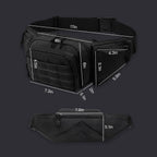 Tactical Fanny Pack for Men,800D Oxford Fabric Fanny Pack for Men,Fanny Packs Man for Hiking Climbing,Fishing,Cycling,Hunting,Adjustable Conceal Carry Tactical Fanny Packs(Black)