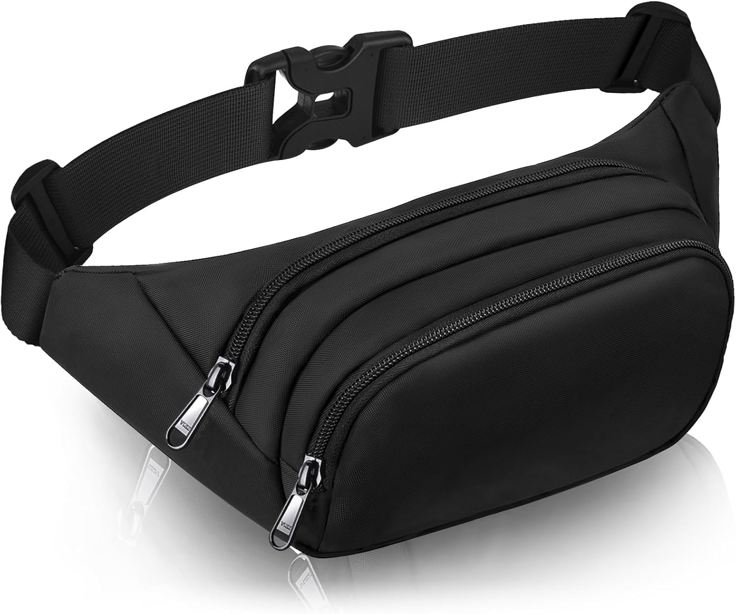 Large Fanny Pack for Women Men -  Waist bag with 3-Zipper Pockets, Gifts for Enjoy Sports Traveling Workout Casual Hands-Free crossbody bags Fits