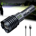 Rechargeable Flashlights 2000000 High Lumens, Super Bright LED Flashlight, 6 Modes with Zoomable, High Powered Battery, Waterproof Tactical Handheld for Camping, Home, Emergency