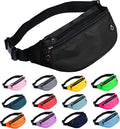 Fanny Packs for Men and Women, Water-Repellent Sports Waist Pack Bag for Travel Hiking Running Hands-free