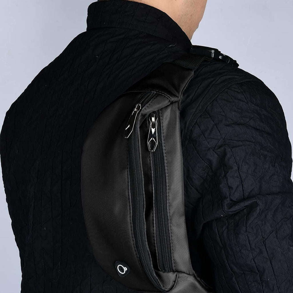 Fanny Packs for Men and Women, Water-Repellent Sports Waist Pack Bag for Travel Hiking Running Hands-free