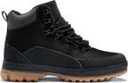 Men's Hiking Boots, Lightweight Waterproof Boots, Plush Lined, Non-Slip, Warm Shoes